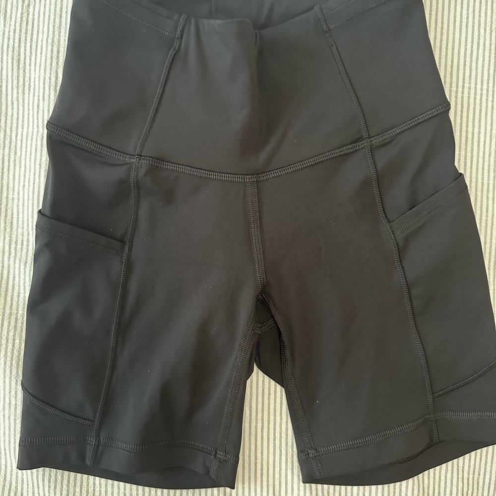 lululemon athletica Black Bike Shorts